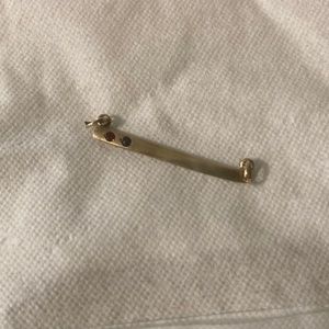 10k Gold bar pendant